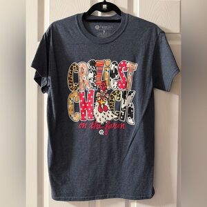 Craziest Chick on the Farm Graphic Tee size Small